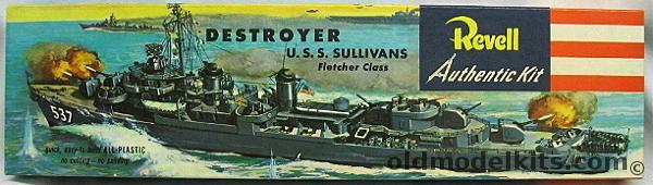 Revell 1/301 Destroyer USS The Sullivans Fletcher Class DD-537 - Pre 'S' Issue, H305-129 plastic model kit